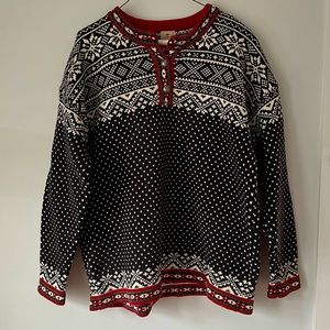 Vintage Nordic LL.Bean Ski Sweater